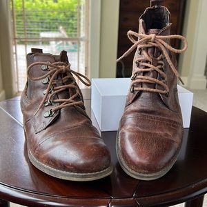 Josef Seible brown leather boots in size 41